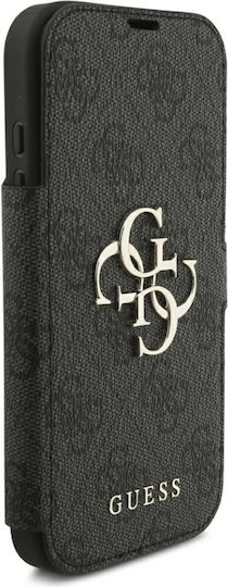 Case Iphone 18 Pro Iphone 17 Pro Guess Book 4g Metal Logo Black