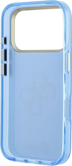 Калъф за iPhone 18 Pro iPhone 17 Pro – Guess Iml 4g Metal Script – Светлосиньо