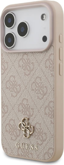 Калъф за iPhone 18 Pro/iPhone 17 Pro – Guess Hardcase 4G Small Classic Magsafe – Розов