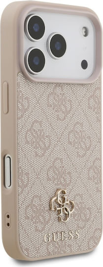 Калъф за iPhone 18 Pro/iPhone 17 Pro – Guess Hardcase 4G Small Classic Magsafe – Розов