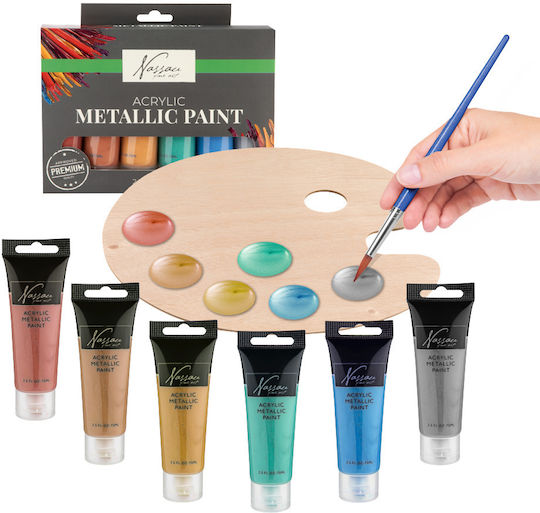 Nassau Fine Art Acrylfarben-Set 6-teilig
