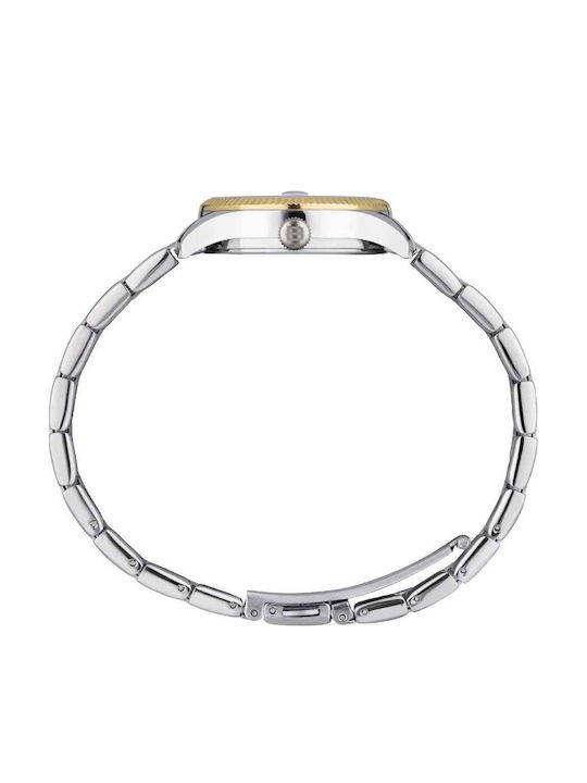 Women's Battery-Powered Watch with Stainless Steel Bracelet