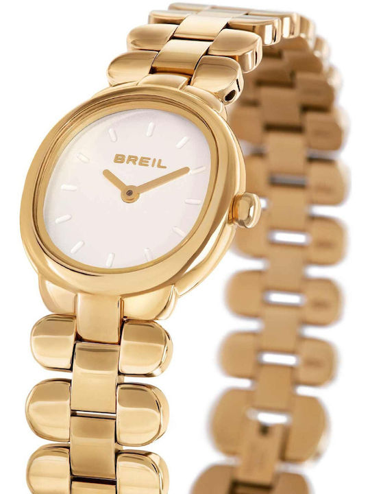 Breil Women's Battery-Powered Watch with Gold Stainless Steel Bracelet Breil Women's Battery-Powered Watch with Gold Stainless Steel Bracelet