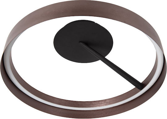 Φωτιστικό Οροφής Lucide 62100-36-96 Leonard Καφετί Coffee Μαύρο Ματ Black Mat 2200k-3000k Φωτιστικό Οροφής Lucide 62100-36-96 Leonard Καφετί Coffee Μαύρο Ματ Black Mat 2200k-3000k