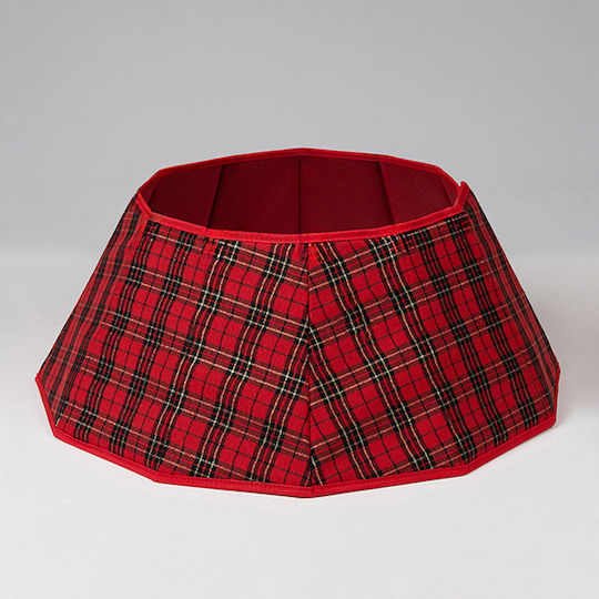 Red Christmas Tree Skirt H25xD68cm Set of 34 Pieces