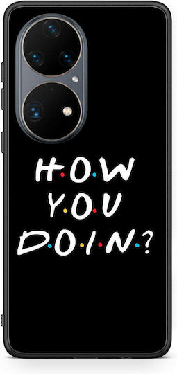 Smartfits How You Doin Back Cover Πλαστικό Μαύρο (Huawei P50)