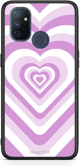 Smartfits Hearts Задна корица Пластмаса Лилав (OnePlus Nord N100) A00_SM1-ON-NORDN100_LILACHEARTS_RO1