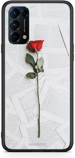 Smartfits Rose Back Cover Πλαστικό / Σιλικόνης Κόκκινο (Oppo Find X3 Lite)