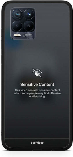 Smartfits Sensitive Content Back Cover Πλαστικό Μαύρο (OnePlus 8 ProRealme 8/8 Pro)