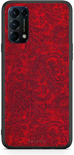 Smartfits Paisley Cashmere Back Cover Πλαστικό / Σιλικόνης Κόκκινο (Oppo Find X3 Lite)