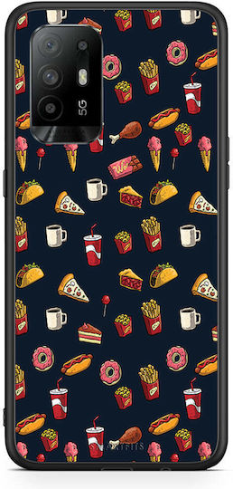 Smartfits Random Hungry Back Cover aus Kunststoff/Silikon, Mehrfarbig (Oppo A94)