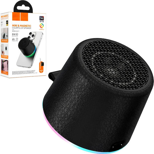 Ηχείο Bluetooth 8W με Διάρκεια Μπαταρίας έως 4 ώρες Μαύρο TEL114