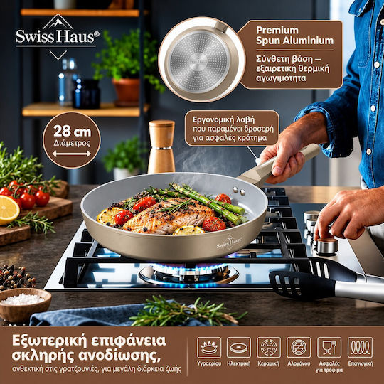 Swiss Haus Double Aluminum Pan with Non-Stick Coating 28cm