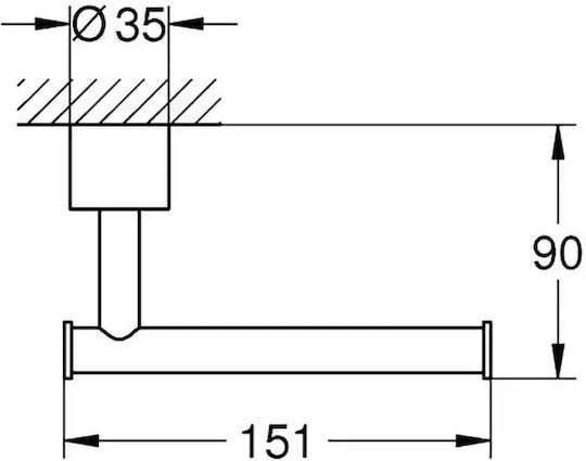 Grohe Χαρτοθήκη 4005176754821
