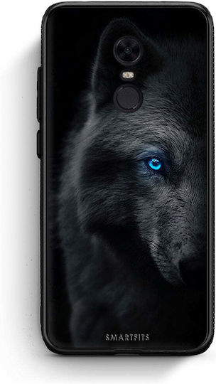 Smartfits Dark Wolf Back Cover Silicone Multicolour (Redmi 5)