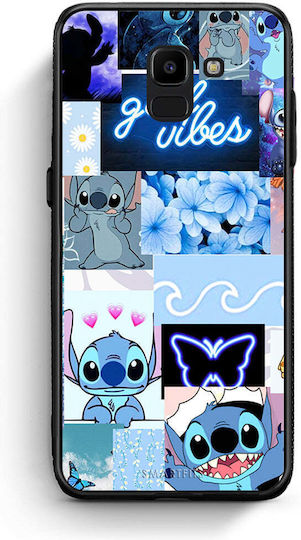 Smartfits Collage Good Vibes Back Cover Μπλε (Galaxy J6)