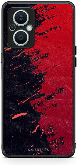 Smartfits Red Paint Back Cover Κόκκινο (Oppo Reno7 Lite)