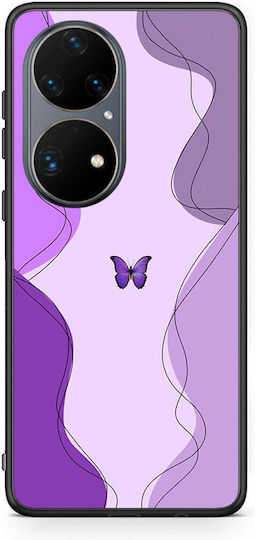 Smartfits Purple Mariposa Back Cover Μωβ (Huawei P50)