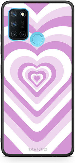 Smartfits Hearts Back Cover Plastic Lila (Realme 7i)