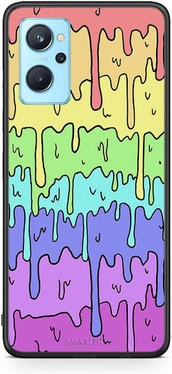 Smartfits Melting Rainbow Umschlag Rückseite Mehrfarbig (Oppo A96)