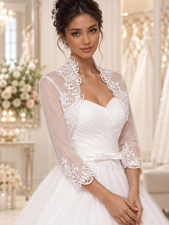 Damen-Bolero Weiß