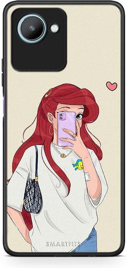 Smartfits Mermaid Back Cover Λευκό (Realme C30)