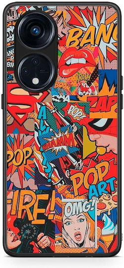 Smartfits Popart Omg Back Cover Multicolor (Oppo Reno8T 5G, A1 Pro)