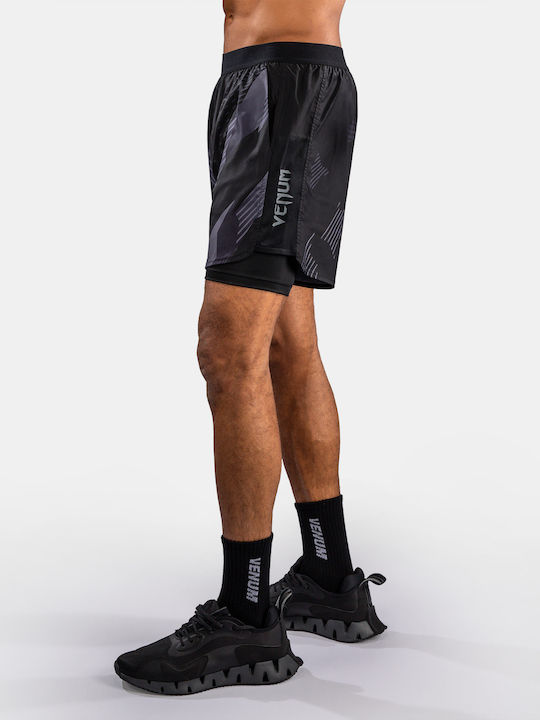 2-in-1 Sport-Shorts für Herren Black/Grey