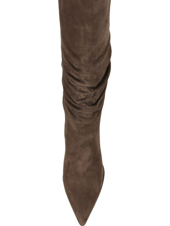 Biand Suede Women's Boots Brown