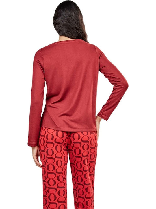 Gisela Winter Women's Red Pyjama Set