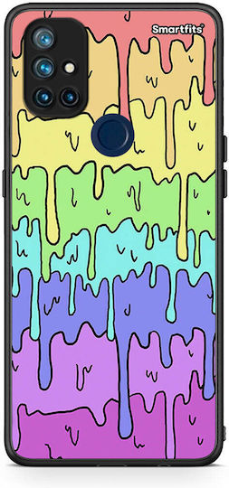 Smartfits Melting Rainbow Umschlag Rückseite Mehrfarbig (OnePlus Nord N10)