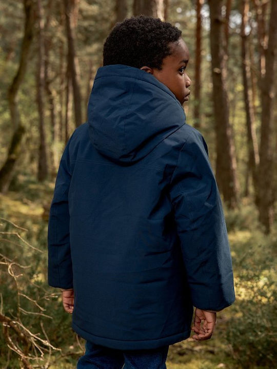 Waterproof Kids’ Casual Sleeveless Short Blue Jacket
