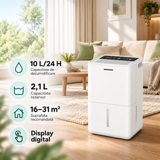HDU-M10F Dehumidifier with Compressor 10L