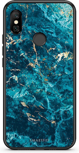 Smartfits Marble Blue Back Cover Μπλε (Redmi Note 6 Pro)