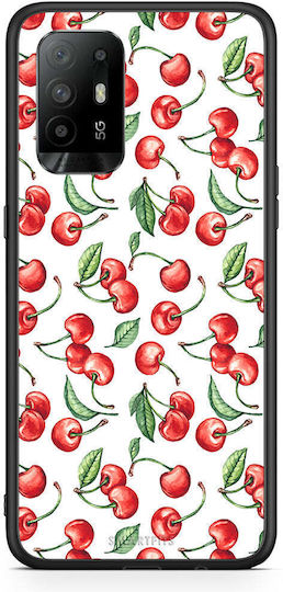 Smartfits Cherry Summer Back Cover Μπορντό (Oppo A94)