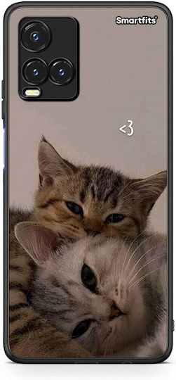 Smartfits Cats In Love Back Cover (Vivo Y33s)
