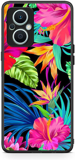 Smartfits Tropical Flowers Back Cover Multicolour (Oppo Reno7 Lite) 8427262116179_46685807378771