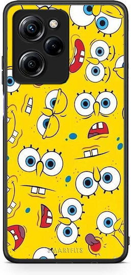 Smartfits Popart Sponge Back Cover Κίτρινο (Poco X5 Pro)