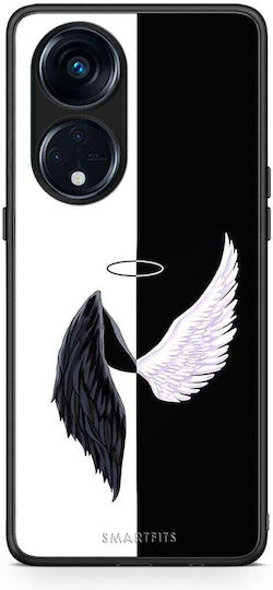 Smartfits Angels Demons Back Cover Μαύρο (Oppo Reno8T 5G, A1 Pro)