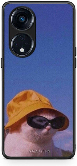 Smartfits Cat Diva Back Cover Μπλε (Oppo Reno8T 5G, A1 Pro)