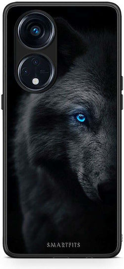 Smartfits Dark Wolf Back Cover Μαύρο (Oppo Reno8T 5G, A1 Pro)
