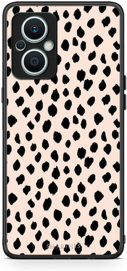 Smartfits Polka Dots Back Cover Μπεζ (Oppo Reno7 Lite)