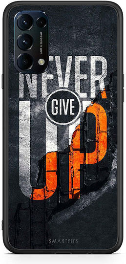 Smartfits Never Give Up Back Cover Black (Oppo Find X3 Lite) 7633366941851_43308598558875