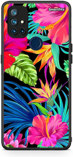 Smartfits Tropical Flowers Back Cover Multicolor (OnePlus Nord N10) 8628395901267_47409887838547