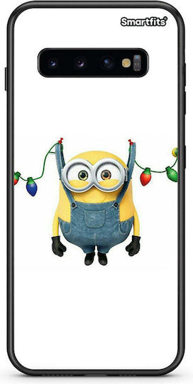 Husă Samsung Galaxy S10+ Lumini Minion de Crăciun