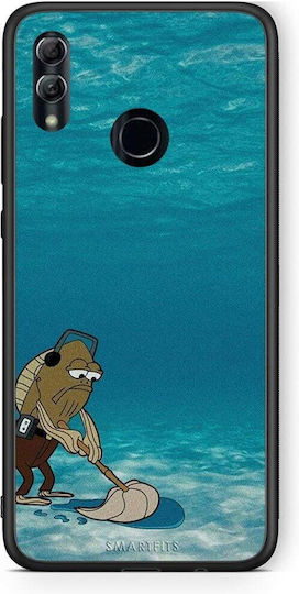Smartfits Clean The Ocean Umschlag Rückseite Hellblau (Honor 8X)