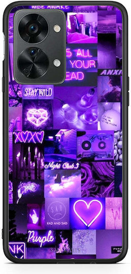 Smartfits Collage Stay Wild Задна корица Лилав (OnePlus Nord 2T) 7631996485787_43305408561307