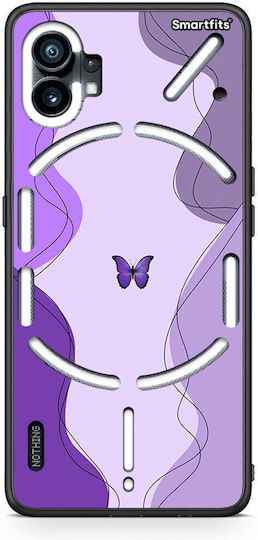 Lila Mariposa Nichts Phone 1 Handyhülle