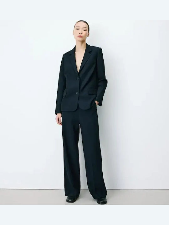 Grace & Mila Langer Damenblazer Dark Blue Grace & Mila Langer Damenblazer Dark Blue