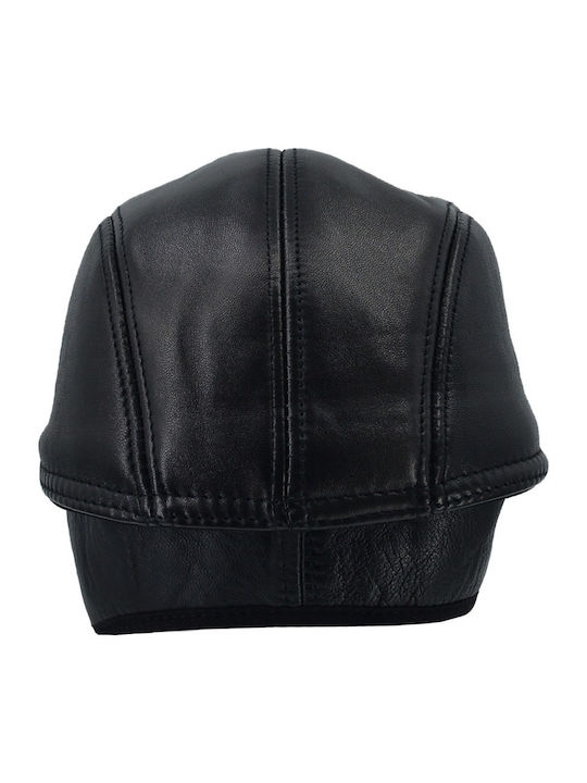 Δερμάτινο Καπέλο Leather 100 Κωδικός 05sa-jokey-1 Μαύρο